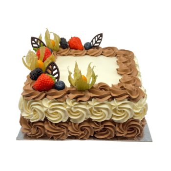Royal Chocolate Swirl & Berry Bliss Cake