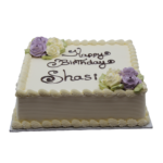 Lilac White Bloom Cake