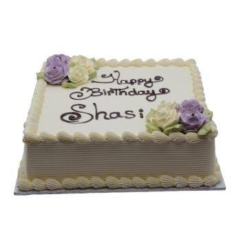 Lilac White Bloom Cake