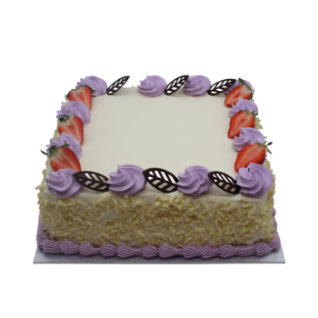 Lavender Berry Lattice Cake